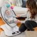 4moms mamaRoo 4 Baby Swing, Bluetooth Baby Rocker with 5 Unique Motions, Smooth, Nylon Fabric, Grey Classic