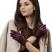 womens ruched touchscreen driving leather gloves fish mouth cuff ladies warm shop online in pakistan