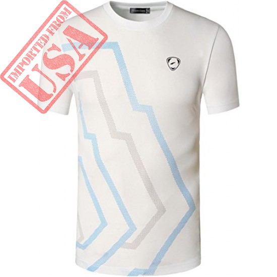 Buy Quick Dry Short Sleeve T-Shirt for Men imported from USA