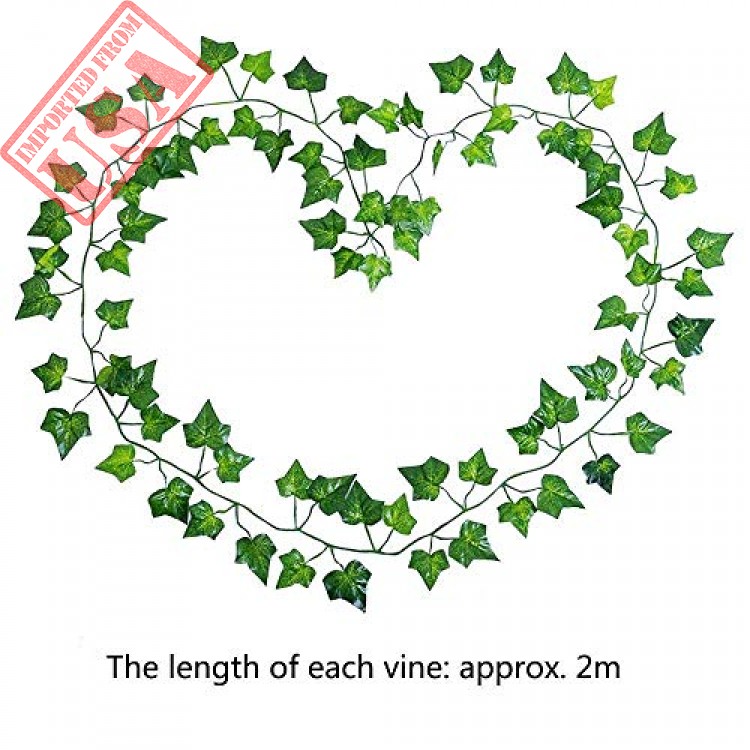 CEWOR 36pcs (236 Feet) Artificial Ivy Fake Greenery Vine Leaves for Home Wedding