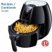 FrenchMay Touch Control Air Fryer, 3.7Qt 1500W, Comes with Recipes ...