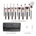 BUY ANJOU MAKEUP BRUSH SET, 16PCS PREMIUM COSMETIC BRUSHES FOR FOUNDATION BLENDING BLUSH CONCEALER EYE SHADOW IMPORTED FROM USA