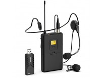 Imported Wireless Microphones Headset UHF Wireless System with USB Receiver,Transmitter for PC, MAC Sale online in Pakistan