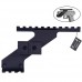 Cyber Dyer Universal Pistol Handgun Scope Mount Adapter Fits For Weaver Picatinny Rail Glock