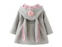 Buy online Import Quality Toddler Rabbit Hoodie for girls in Pakistan  