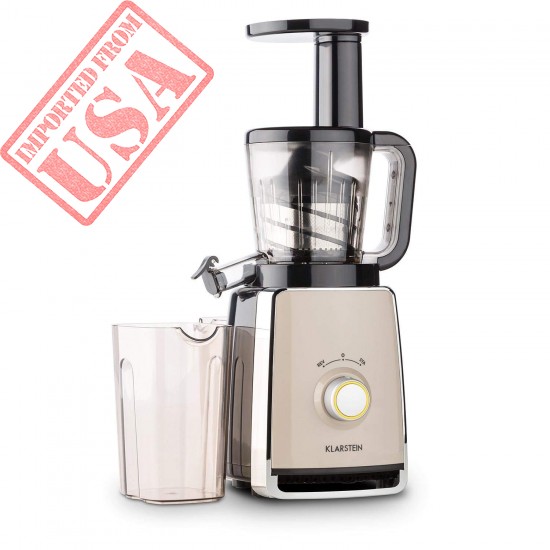 Buy Imported KLARSTEIN Sweetheart Slow Masticating Juicer Extractor Fruit & Vegetable Cold Press Juicer Machine Sale in Pakistan