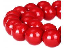 Buy RUBYCA Round Opaque Painted Druk Czech Glass Beads - Bulk Jewelry Making Supplies Strand in Pakistan