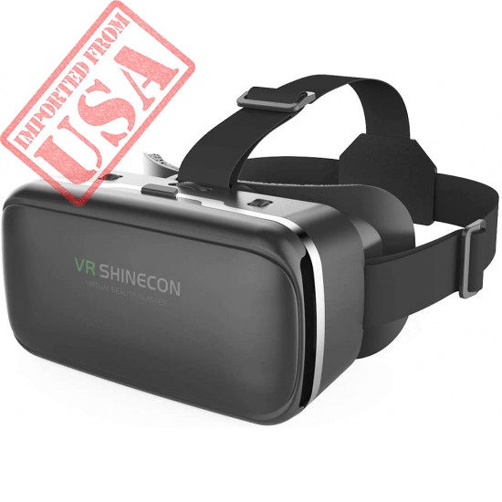 VR SHINECON 3D VR Headset Virtual Reality Glasses - 3d Vr Goggles Headsets for Video Movies&Games Compatible with iPhone and Android Smartphone