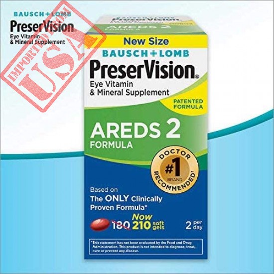 Buy PreserVision AREDS 2 Eye Vitamin & Mineral Supplement Online in Pakistan