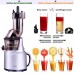 Fruits & Vegetable Juice Extractor JIARUI Chute Quite Motor Slow Masticating Juicer Extractor Vertical Cold Press Juicer