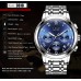 High Quality Chronograph Men Sports Watches Waterproof Full Steel Quartz Sale in Pakistan