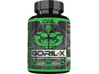 GORIL-X Men's Performance Pills - All Natural Enlargement Booster Increase Size, Strength, Energy, Testosterone & Agrandar - 1000mg Enhancing Horny Goat Weed - 1 Month Supply