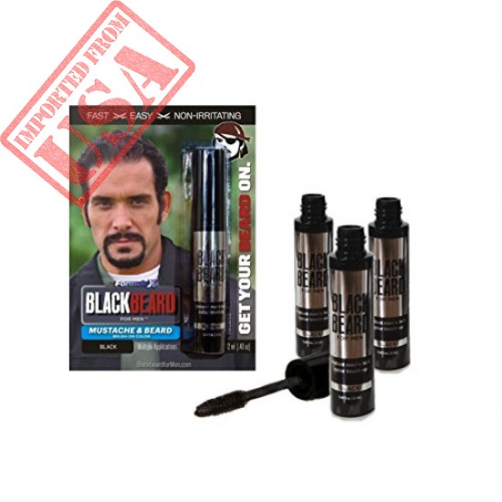 Blackbeard for Men Formula X - Instant Brush-on Beard & Mustache Color