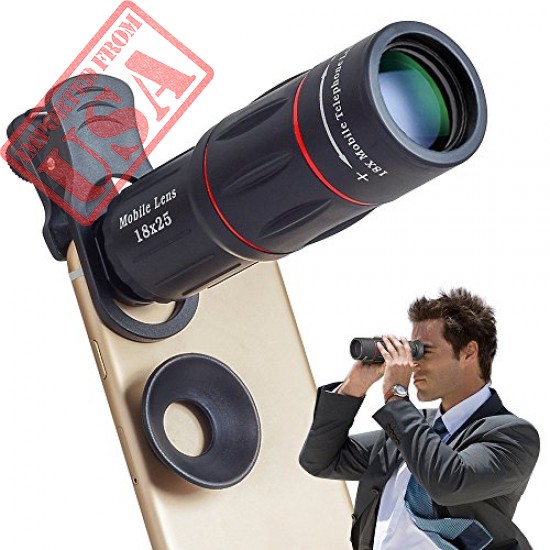 Buy APEXEL Cell Phone Lens Universal 18X Optical Zoom Lens Manual Telescope Made in USA