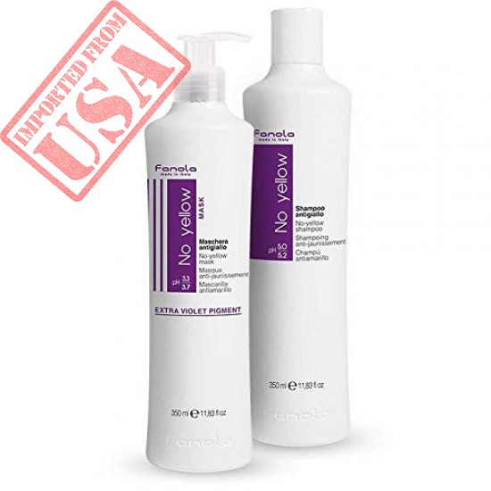 Fanola No Yellow Shampoo & Mask, 350 ml