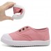 CIOR Kids Canvas Sneaker Slip-on Baby Boys Girls Casual Fashion Shoes(Toddler/Little Kids)-Pink-30