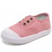 CIOR Kids Canvas Sneaker Slip-on Baby Boys Girls Casual Fashion Shoes(Toddler/Little Kids)-Pink-30