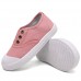 CIOR Kids Canvas Sneaker Slip-on Baby Boys Girls Casual Fashion Shoes(Toddler/Little Kids)-Pink-30