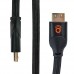 ECHOGEAR 4ft Braided HDMI Cable 4k & HDR Compatible Latest HDMI Standard Ethernet Signals with 120fps 48gbps Bandwidth