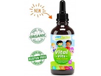 Liquid Organic Vitamins for Kids - Immune System Booster for Kids, Best Immune System Support for Children with Iron