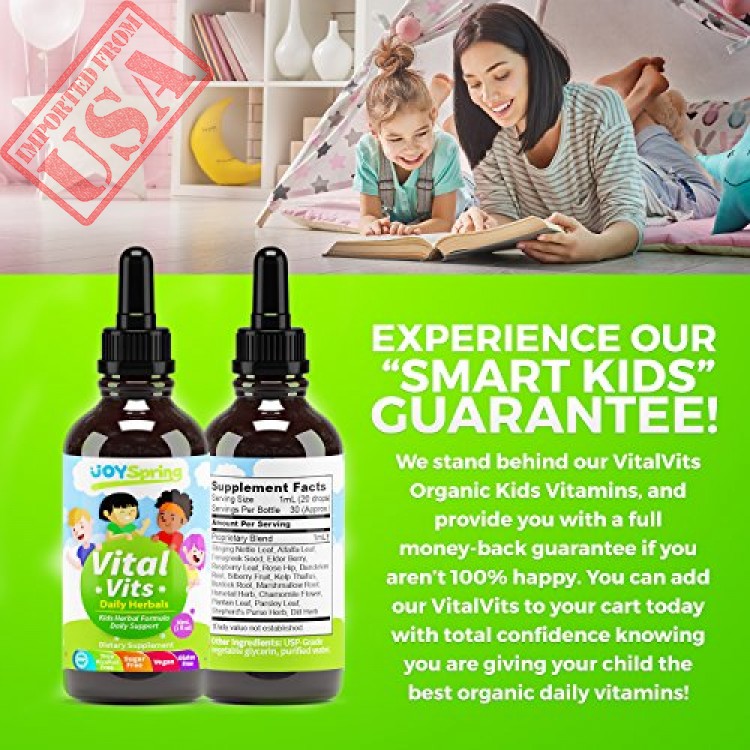 Liquid Organic Vitamins for Kids - Immune System Booster ...