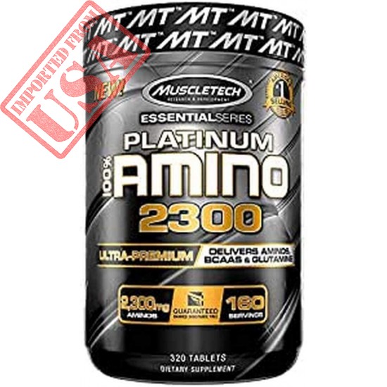 MuscleTech 100% Amino 2300 Essential Series, 320 Count