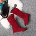 Buy online Imported winter Mid high Boots for women in Pakistan 