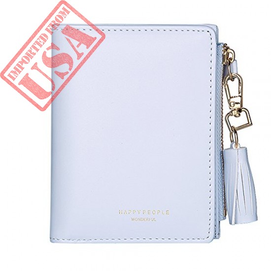Buy TJEtrade Wallets for Women Leather Zipper Bifold Card Holder Online in Pakistan