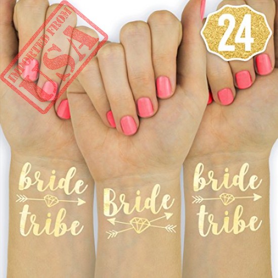 Xo Fetti 24 Bride Tribe Flash Tattoos Bachelorette Party Decorations Shop Online In Pakistan