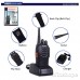 Baofeng BF-888s Walkie Talkies Long Range Radios With Earpiece Mic Vhf/UHF Radios 5W Two Way Radio Handheld 2 Way Radio Ham Transceiver With Antenna Headsets Microphone