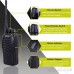 Baofeng BF-888s Walkie Talkies Long Range Radios With Earpiece Mic Vhf/UHF Radios 5W Two Way Radio Handheld 2 Way Radio Ham Transceiver With Antenna Headsets Microphone