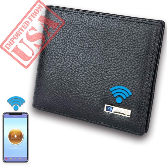 Buy Modoker Tracking Wallet Genuine Leather Tracker Wallet Online in Pakistan