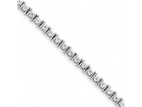 Buy ICE CARATS 925 Sterling Silver Diamond Tennis Bracelet Online in Pakistan