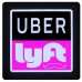 Uber Lyft LED Light Sign Logo Sticker Decal Glow Wireless Decal Accessories Removable Uber Lyft Glowing Sign For Car Taxi Uber Lyft Lithium Battery Power