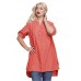 Shop Striped Henley Tunic for Women imported from USA