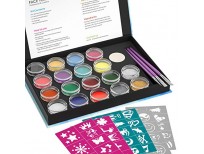 Buy online Imported Quality Full Face Pint Kit with 48 Stencils in Pakistan