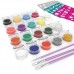 Buy online Imported Quality Full Face Pint Kit with 48 Stencils in Pakistan