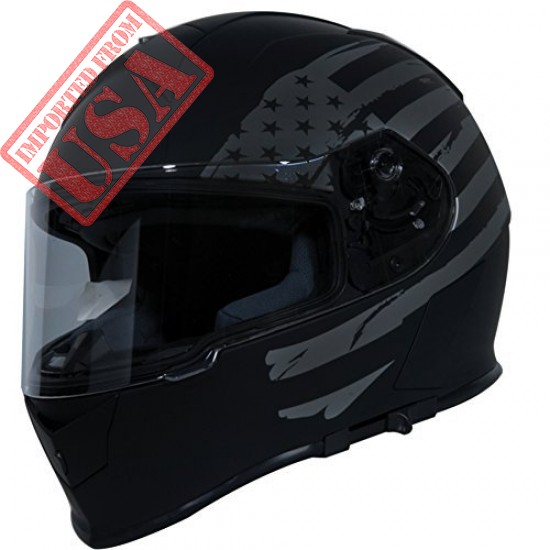 Shop online Imported Bike Helmet with Graphic Flag in Pakistan 