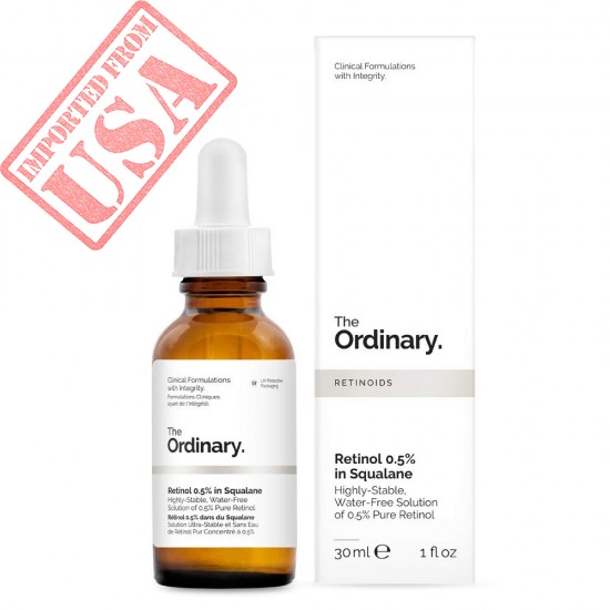 The Ordinary Retinol 0.5% in Squalane - 30ml, reduce the appearances of fine lines