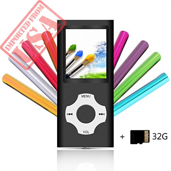 Buy Tomameri Compact MP4/MP3 Player with a 32 GB Micro SD Card Online in Pakistan
