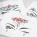 COKOHAPPY 6 Sets Rhinestone Mermaid Face Jewels Tattoo - BODY STICKERS Crystal Tears Gem Stones Bindi Temporary Stickers (Collection 1)