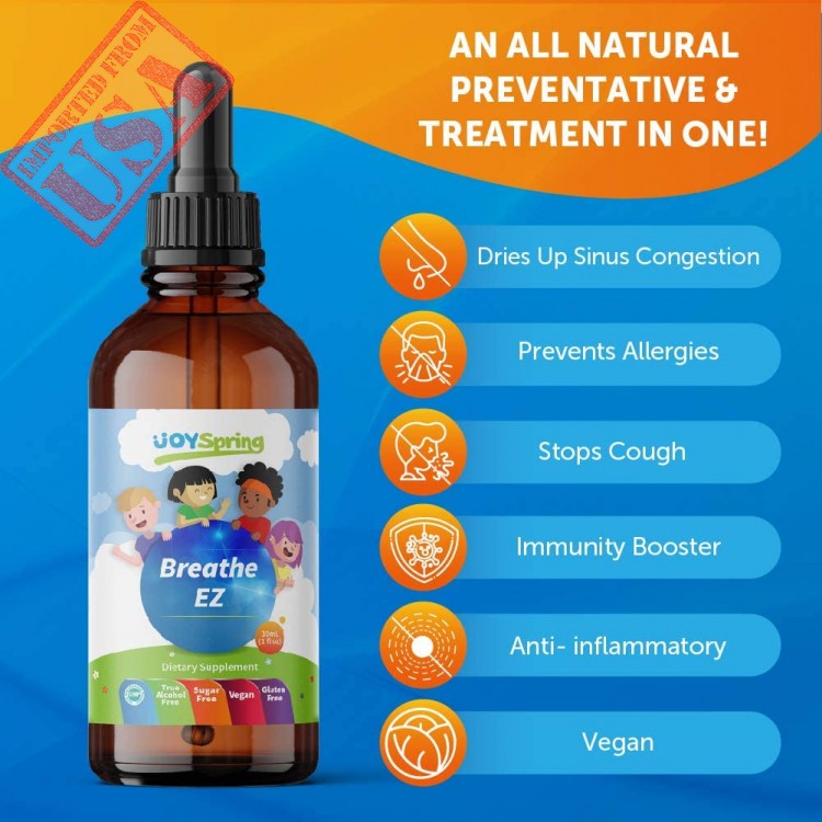 Buy Breathe EZ - Best Allergy Relief for Kids - Liquid Childrens