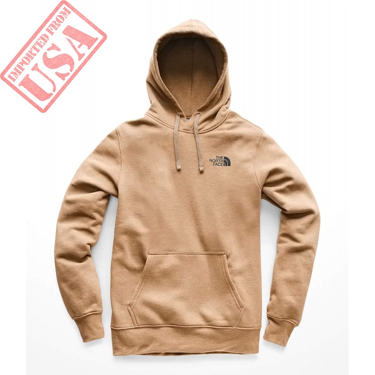 the north face red box khaki mens hoodie