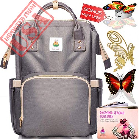 Diaper Bag Backpack - Baby Bags for Mom, Girls & Boys | 2018 Women Organizer for Boy & Girl 