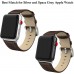 Original SWEES Leather Band Compatible for iWatch 42mm 44mm, Genuine Leather Vintage Wristband Compatible with iWatch Series 5, Series 4, Series 3, Series 2, Series 1, Online in Pakistan