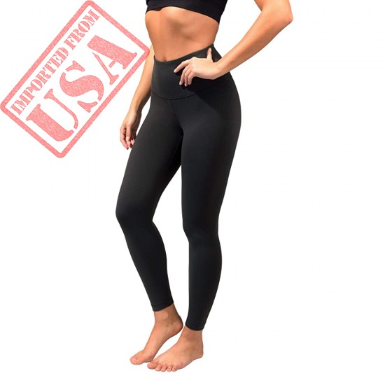 90 Degree By Reflex Ankle Length High Waist Power Flex Leggings - 7/8 Tummy Control Yoga Pants