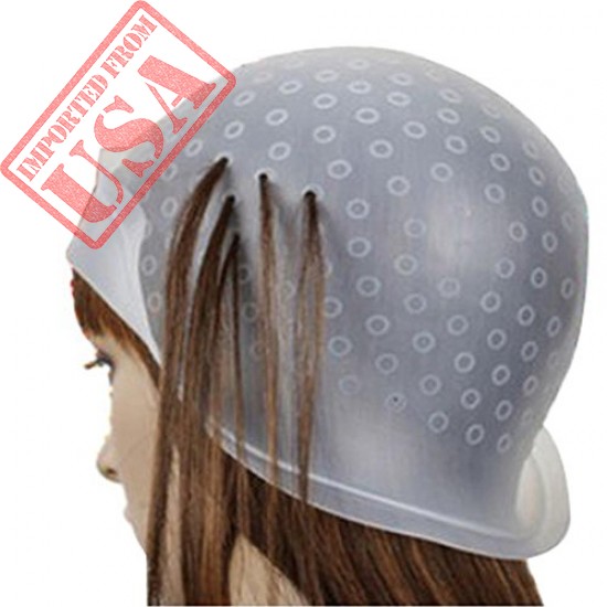 Buy Chartsea Pro Salon Dye Silicone Cap With Hook Hair Salon Coloring Highlighting Reusable Set For Sale In Pakistan