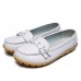 Original LINGTOM Casual Leather Loafers Driving Moccasins Flats Shoes for Women sale in Pakistan