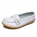 Original LINGTOM Casual Leather Loafers Driving Moccasins Flats Shoes for Women sale in Pakistan