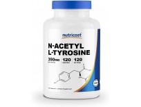 Nutricost N-Acetyl L-Tyrosine (NALT) 350mg, 120 Capsules - Gluten Free, Non-GMO